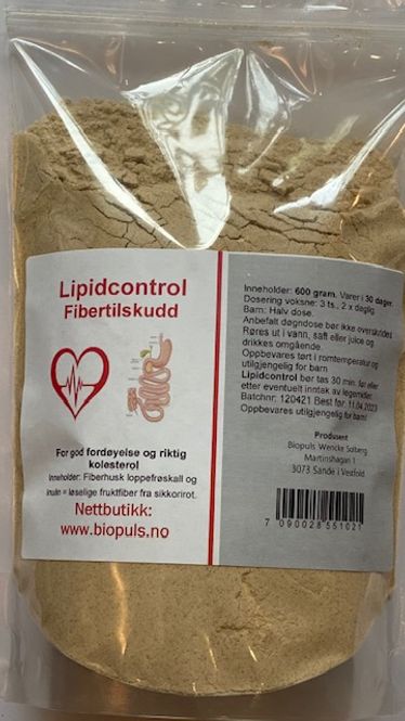 Hovedbilde Lipidcontrol Fibertilskudd 600 g